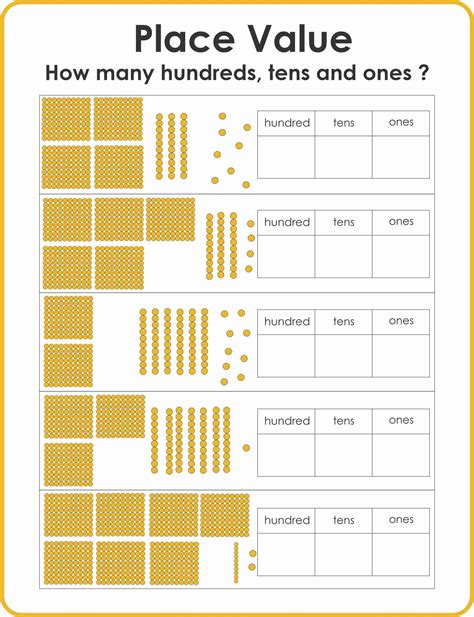 Free Place Value Worksheets .